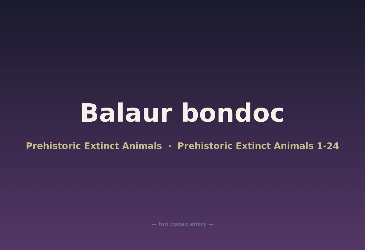 Balaur bondoc