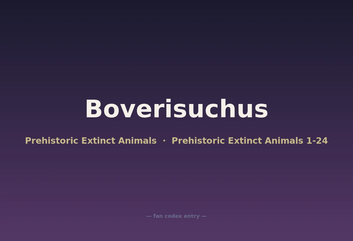 Boverisuchus