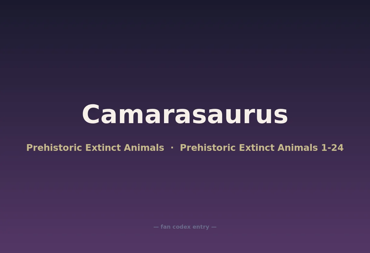 Camarasaurus